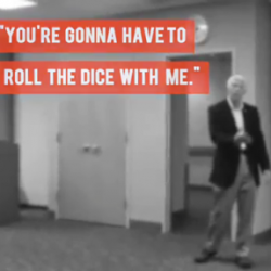 Jack Bergman: Running FOR Congress and AWAY FROM voters in MI-01, “You’re gonna hafta roll the dice with me.”