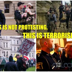 This week’s rally at the Michigan Capitol Building wasn’t protesting. It was terrorism.